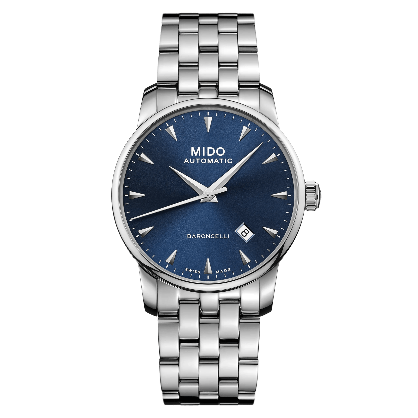 Foto de referência: Mido Baroncelli Midnight Blue M8600.4.15.1