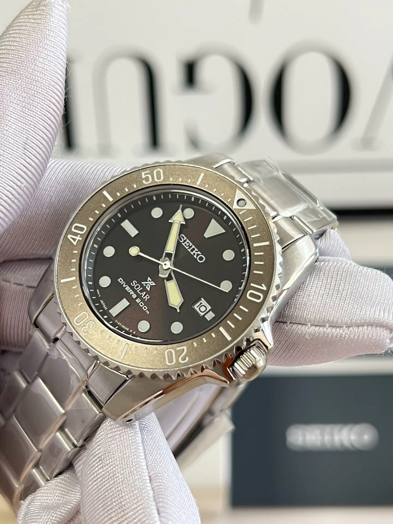 Caixa e coroa — Seiko Prospex SBDN071