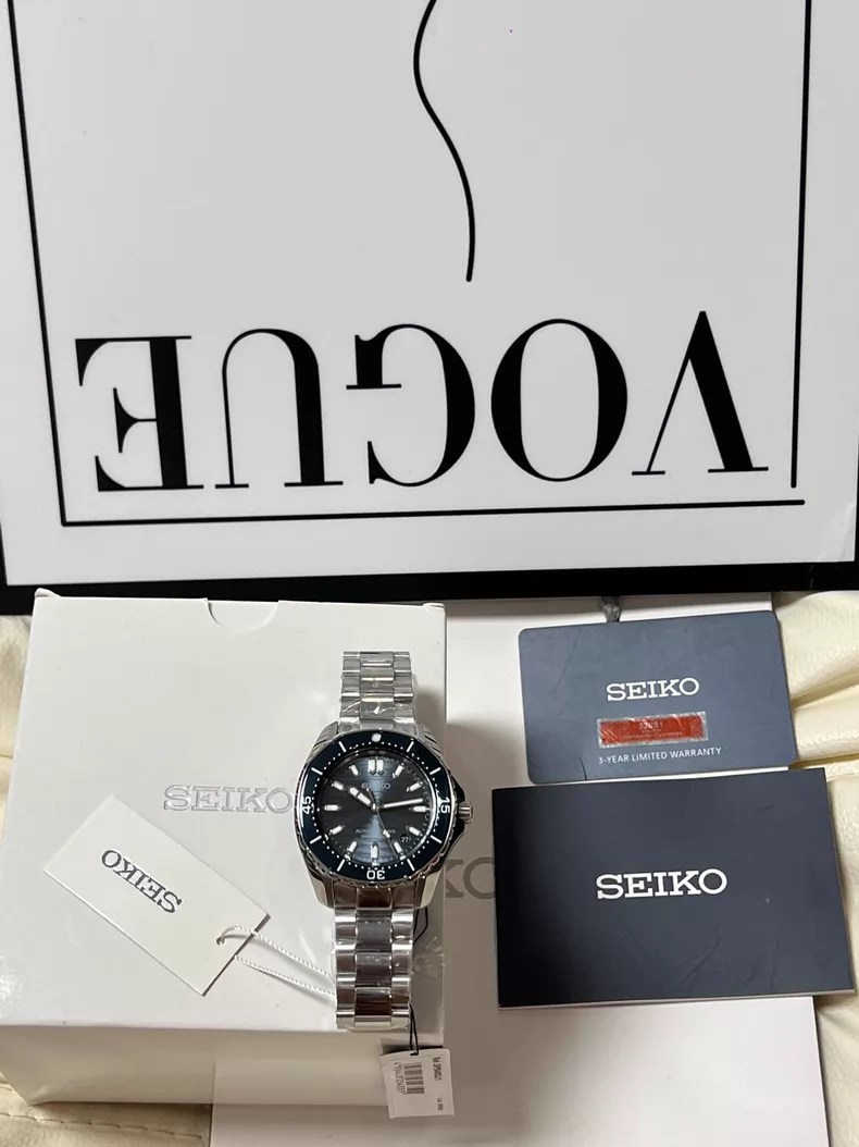 Full set: relógio, caixa e documentos — Seiko Prospex SPB483J1